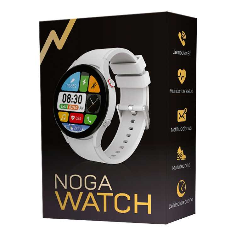 Reloj Smartwatch Noganet Ng Sw Blanco Ryr Computacion