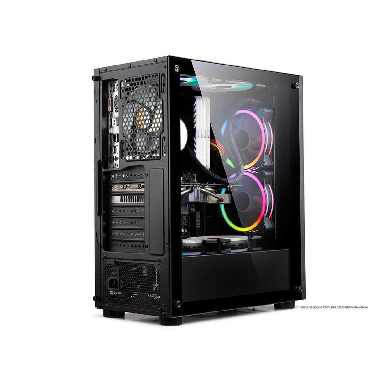 Gabinete Sentey K Max Rgb S Fuente Fan Cooler Ryr Computacion