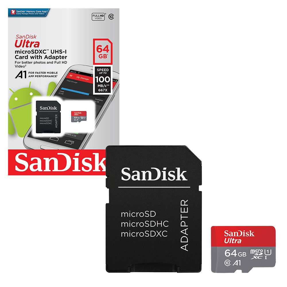 Memoria microSD de 64GB clase 10 100MB/S — La Casa de la Cámara MOVIL