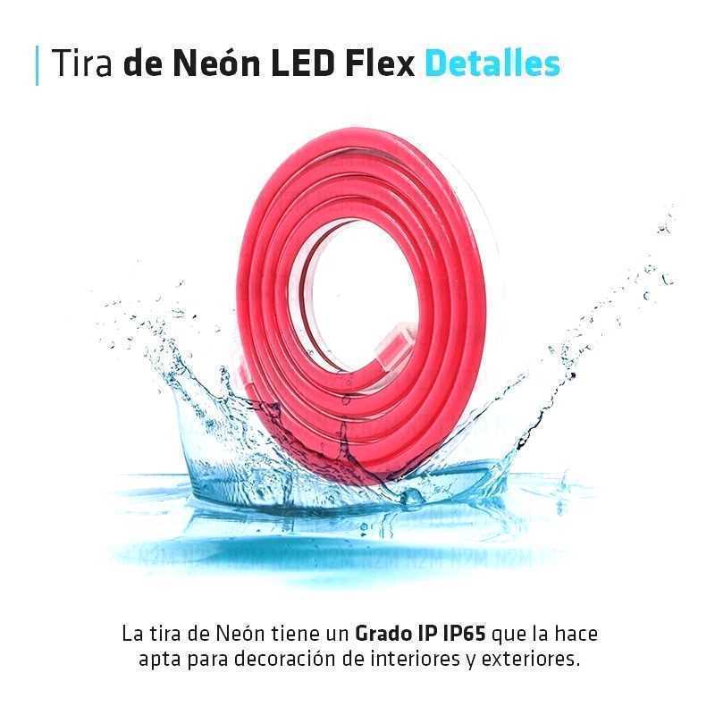 Tira NEON Led Flex 12v Azul IP65