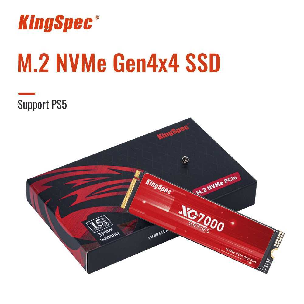 Disque SSD Interne - KINGSPEC - XG Series - 4 To - M.2 2280 NVME PCIe Gen4  x 4, Jusqu'a 7000 Mo-s en Lecture - Cdiscount Informatique