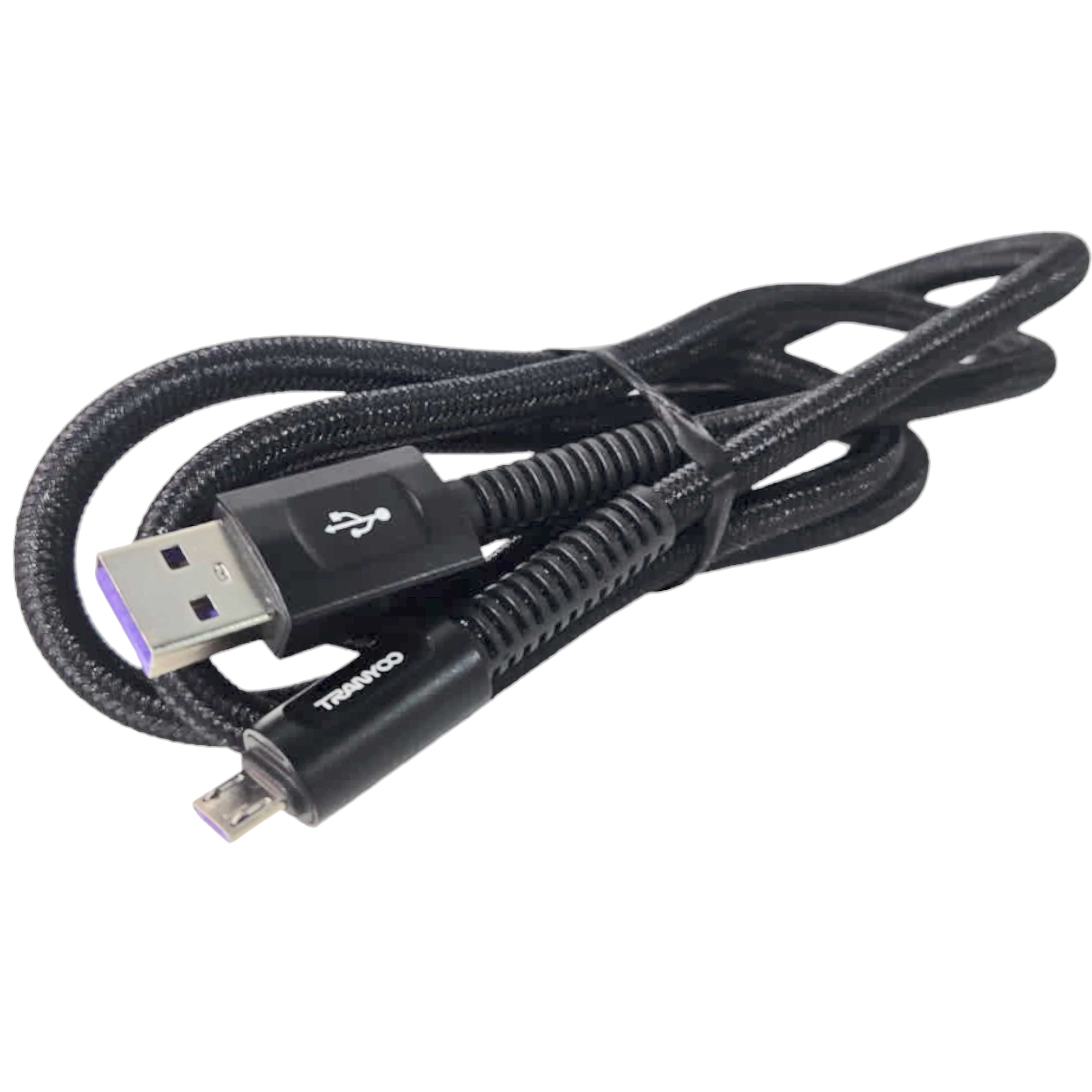 CABLE USB A MICRO USB DINAX 5.1A 2M CARGA RAPIDA LISO DX-17V82M
