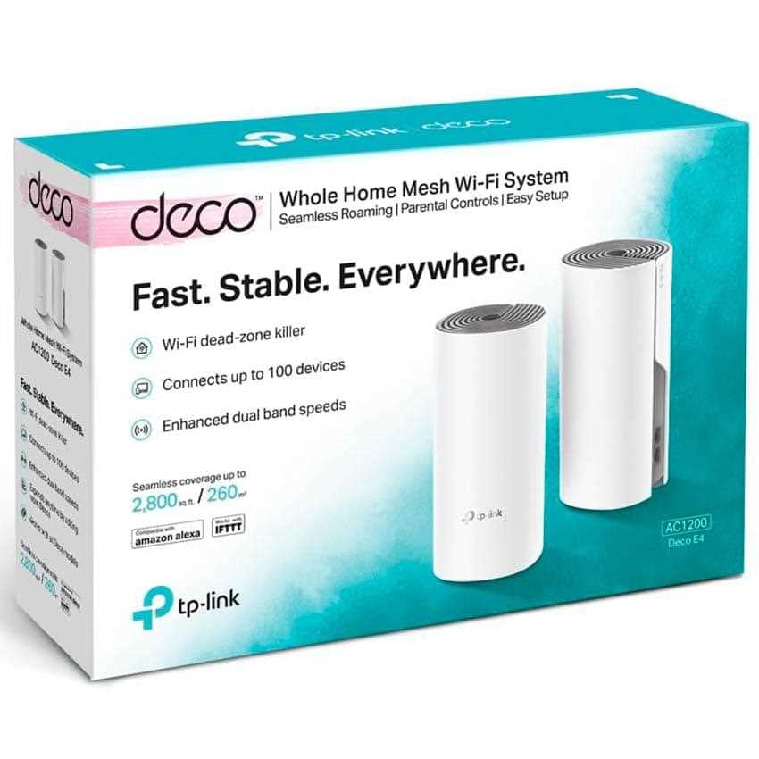 Amplificador de Señal Wifi TP-LINK Deco E4-3PK